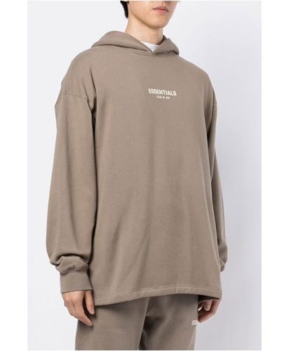 Essentials Fear of God - Hosszú kapucnis pulóver- Férfi - S, Krém